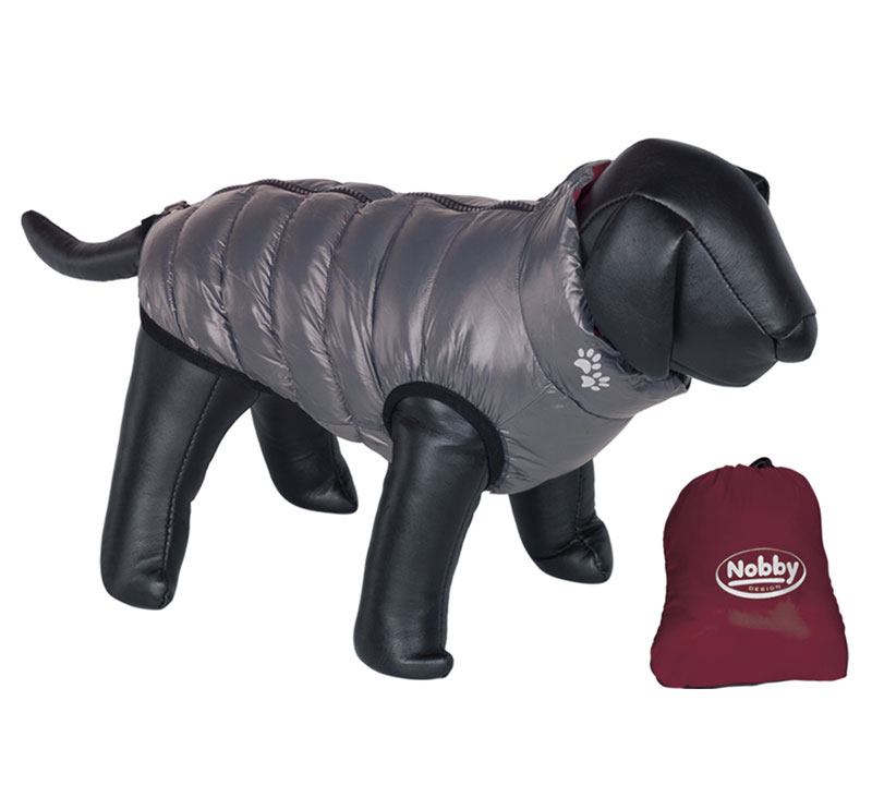 Nobby Jakna za pse Light sa dva lica bordo-siva 48cm 64126 - dodatni pogled