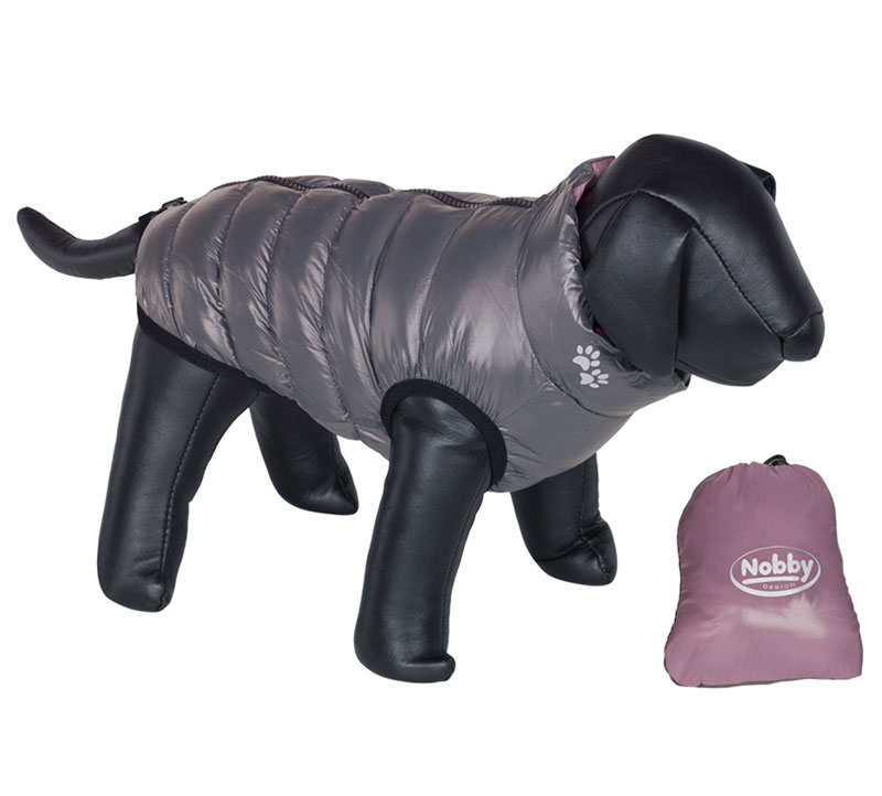 Nobby Jakna za pse Light sa dva lica roze-siva 36cm 64132 - dodatni pogled