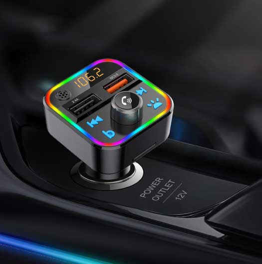 Bluetooth FM radio transmiter za automobil sa HandsFree funkcijom Prosto BT74 - dodatni pogled