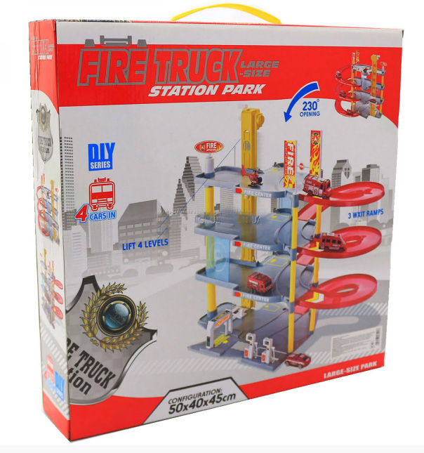 Igračka Staza za autiće Garaža Vatrogasna stanica VATROGASCI 861061 - dodatni pogled