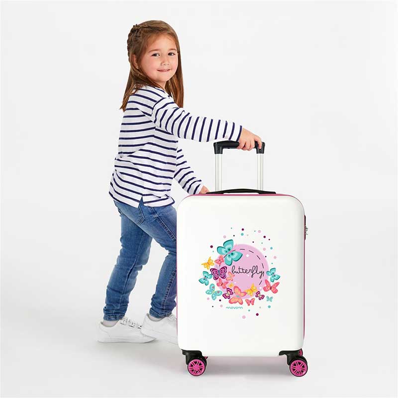 Movom ABS Kabinski putni kofer Happy time butterfly 37214 - dodatni pogled