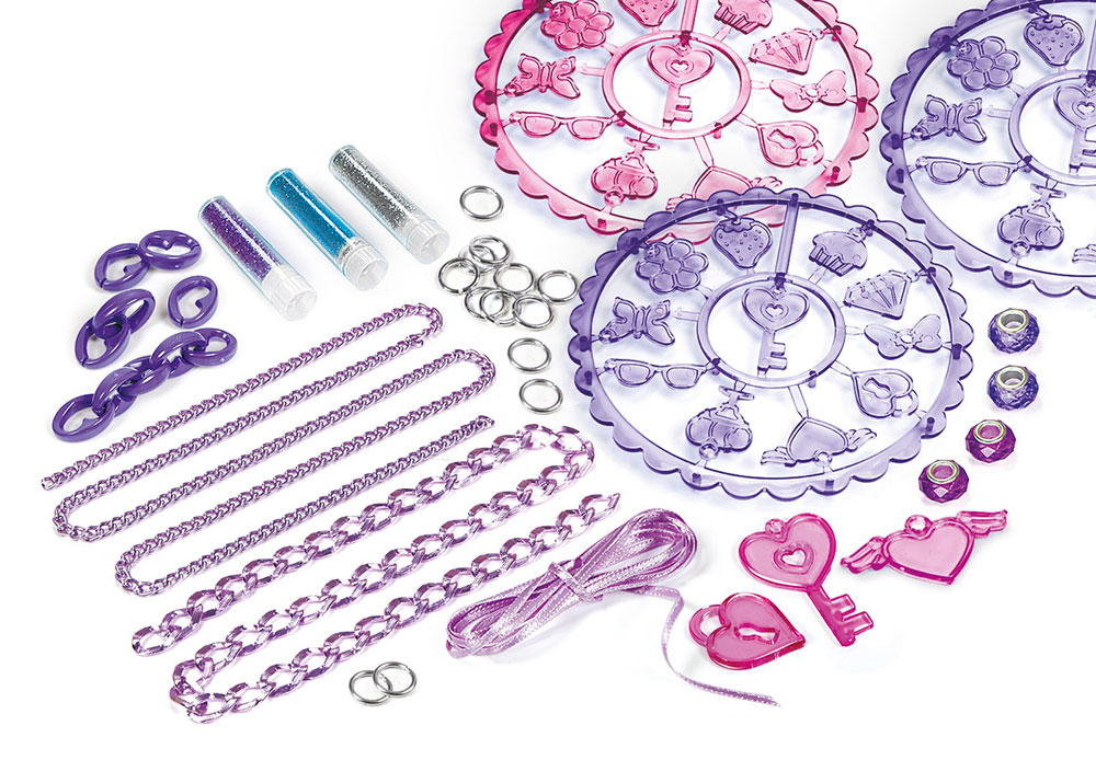 Crazy Chic Kreativni set Kreiraj glamurozne priveske Clementoni 15219 - dodatni pogled