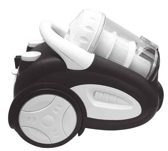 Kućni ciklonski usisivač sa posudom 800W Iskra SL800-WH - dodatni pogled