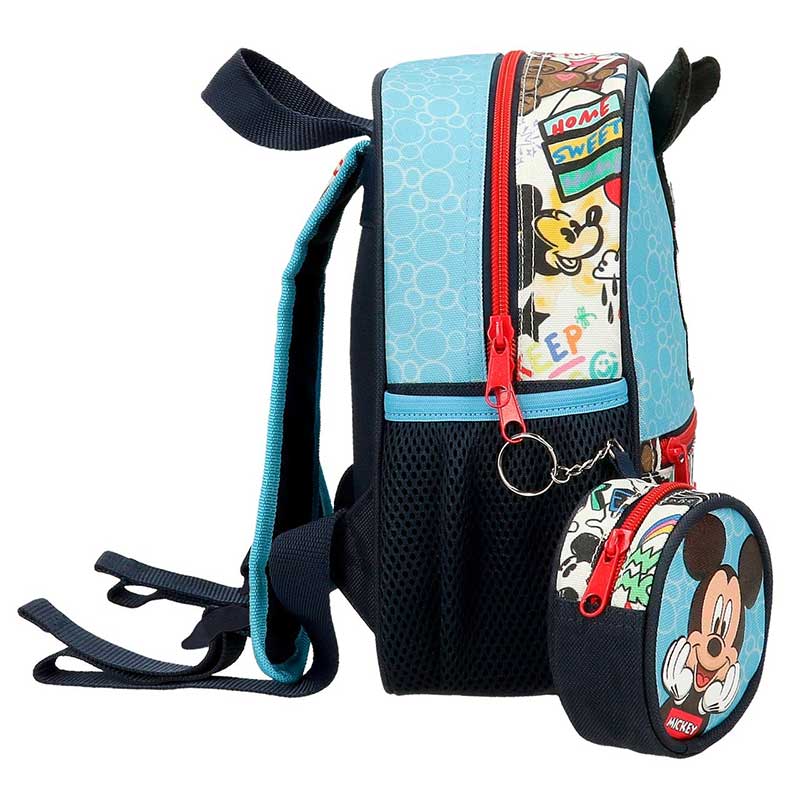 Dečiji ranac 25cm sa torbicom Disney Mickey Be cool 27820 - dodatni pogled