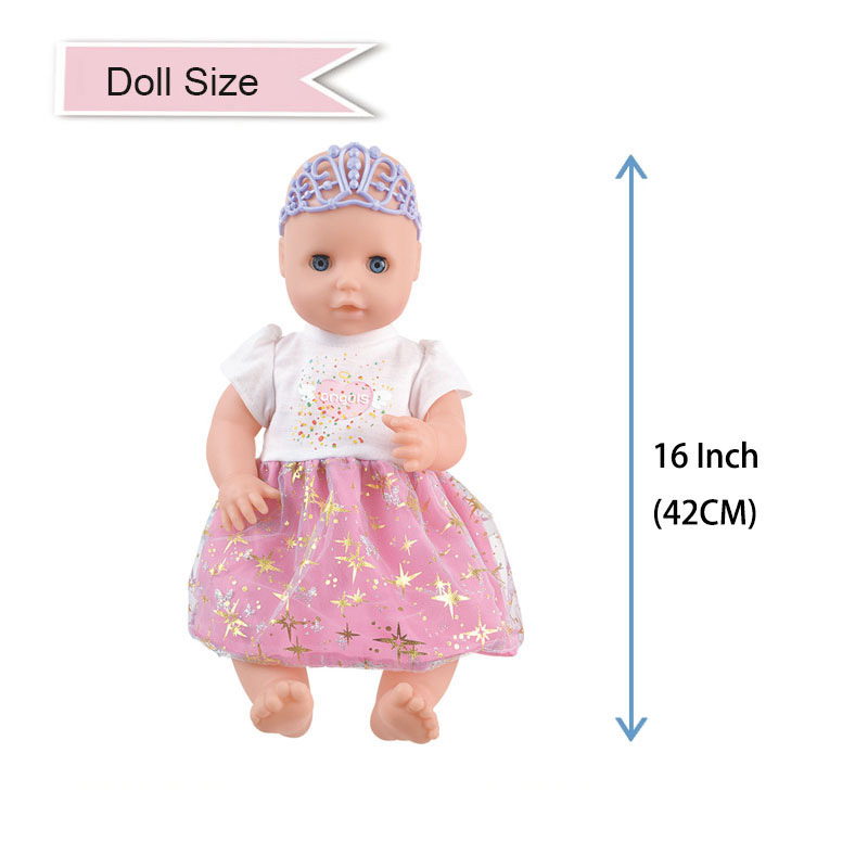 WARM BABY Lutka beba 42cm sa rođendanskim setom WZJ033A-1 858057 - dodatni pogled