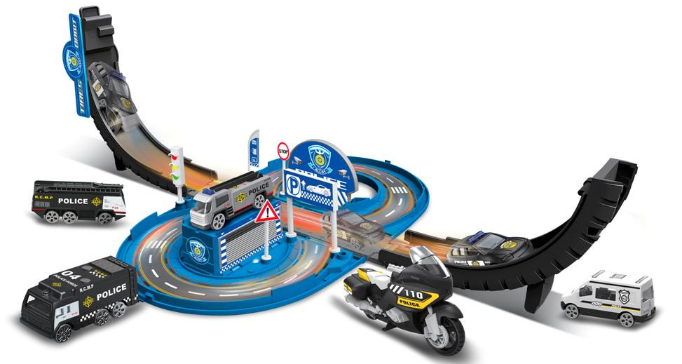 Igračka za decu 2 u 1 Policijska stanica POLICIJA Staza E06000299 3831000302996 - dodatni pogled