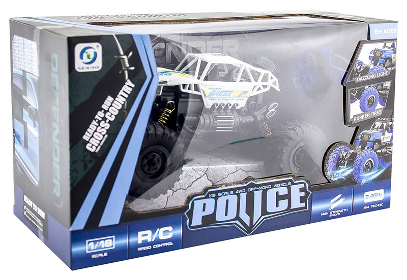 Igračka za decu Autić Četvorotočkaš za teško pristupačne terene POLICIJA DK00659023 na daljinski 3831000390238 - dodatni pogled