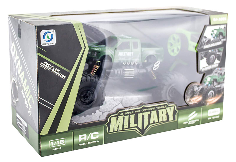 Igračka za decu Autić Četvorotočkaš za teško pristupačne terene VOJSKA DK00659028 na daljinski 3831000390283 - dodatni pogled