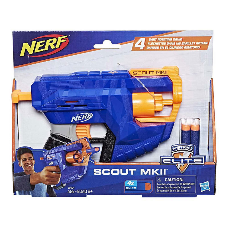NERF Pištolj sa municijom ELITE N-Strike Scout MKII E0824 - dodatni pogled