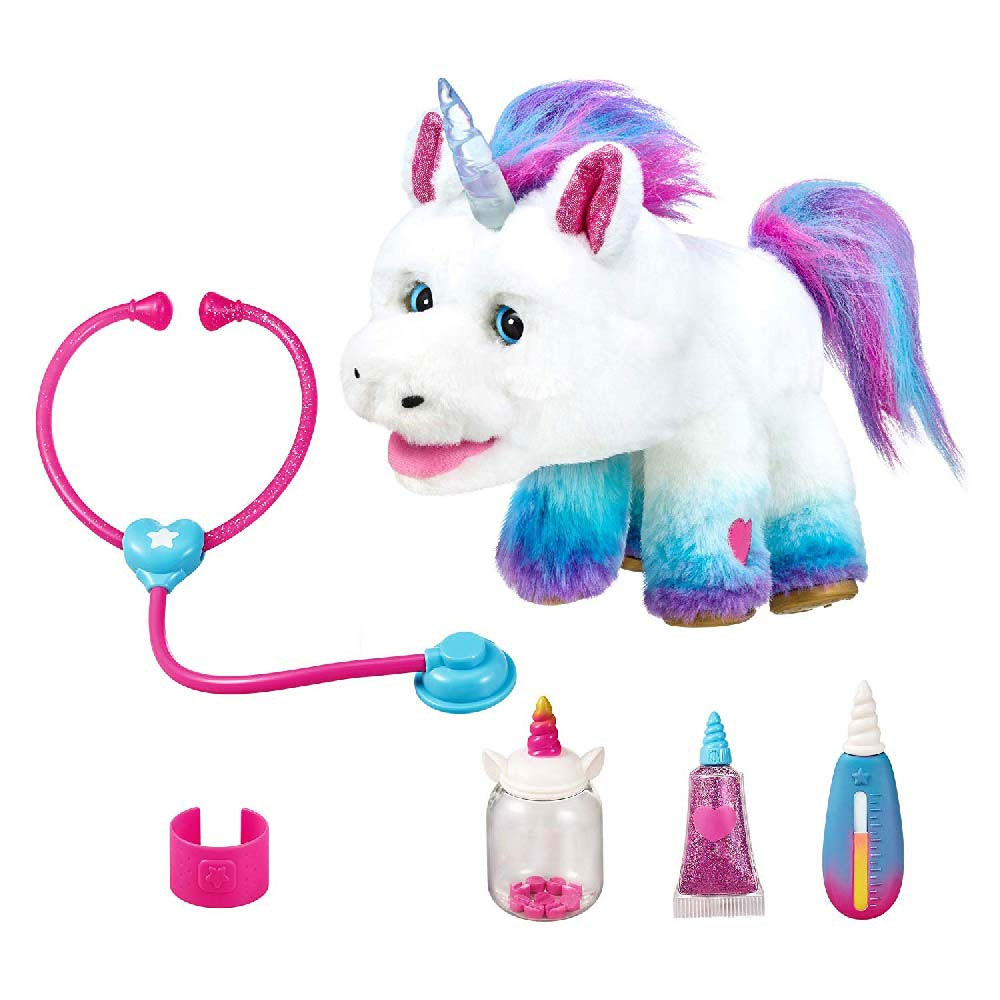 Interaktivna igračka za decu Ljubimac JEDNOROG Rainglow Unicorn Sa opremom za veterinare ME28863 - dodatni pogled