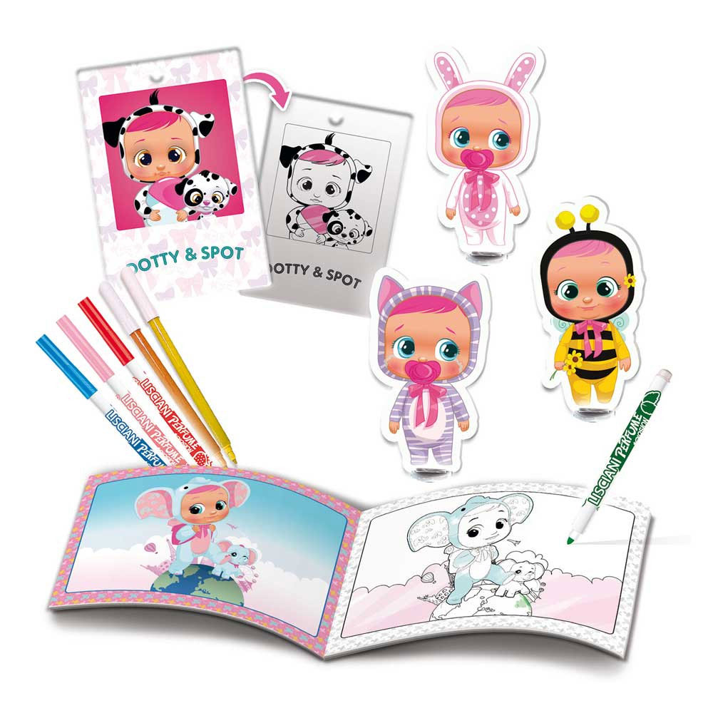 CRYBABIES Škola crtanja Bojanka sa mirišljavim flomasterima LC83466 - dodatni pogled