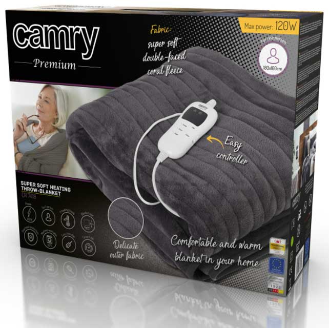 Električno grejno ćebe 160x180 Camry CR7418 - dodatni pogled