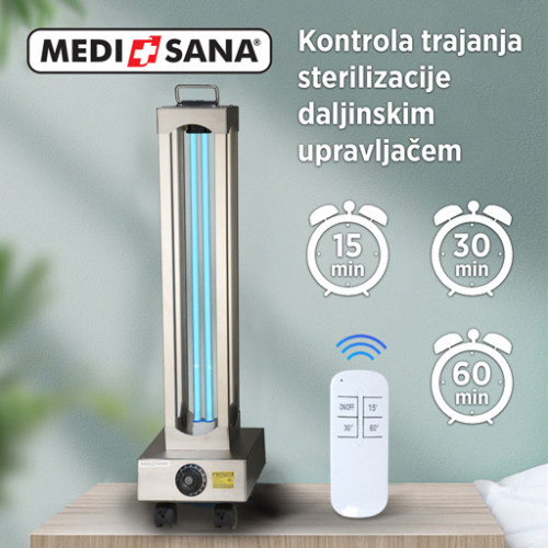 Medisana UV i ozon germicidni sterilizator i ozonizator PRO +zaštitne naočare - dodatni pogled