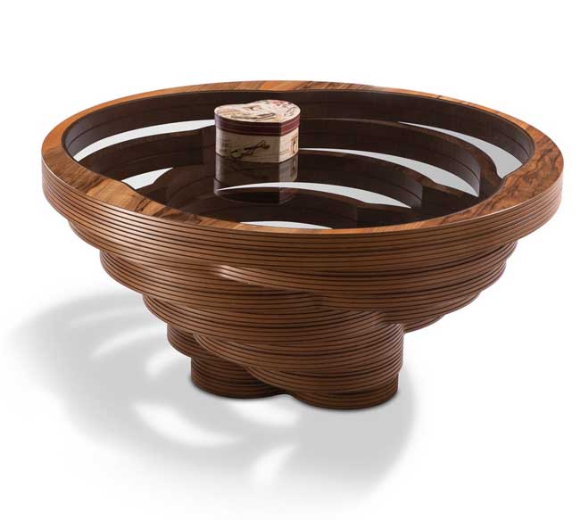 Klub sto Lara Tamni orah - dodatni pogled