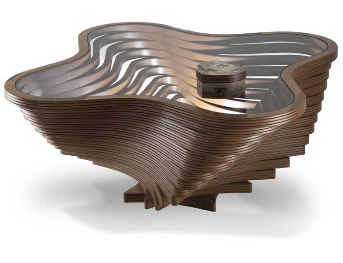 Klub sto Suzan Tamni orah - dodatni pogled