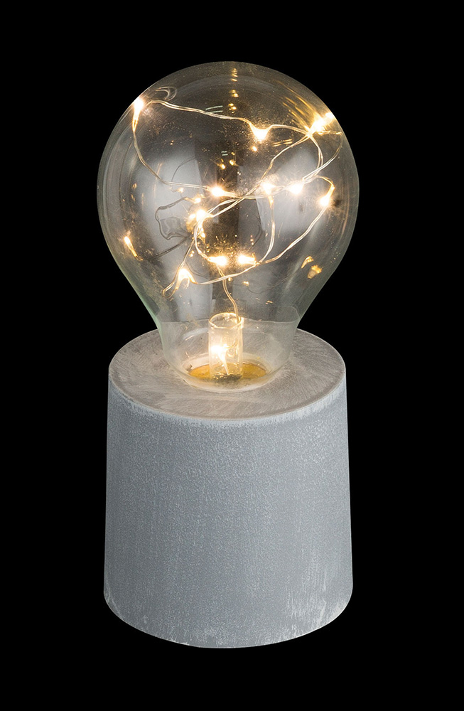 Globo stona lampa Goldy 28100-24 okrugla beton siva - dodatni pogled