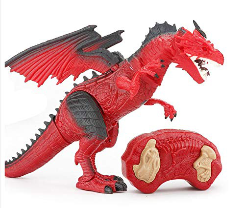 BEST LUCK Dinosaurus Zmaj SPRAY DRAGON na daljinski Crveni BE259038 - dodatni pogled