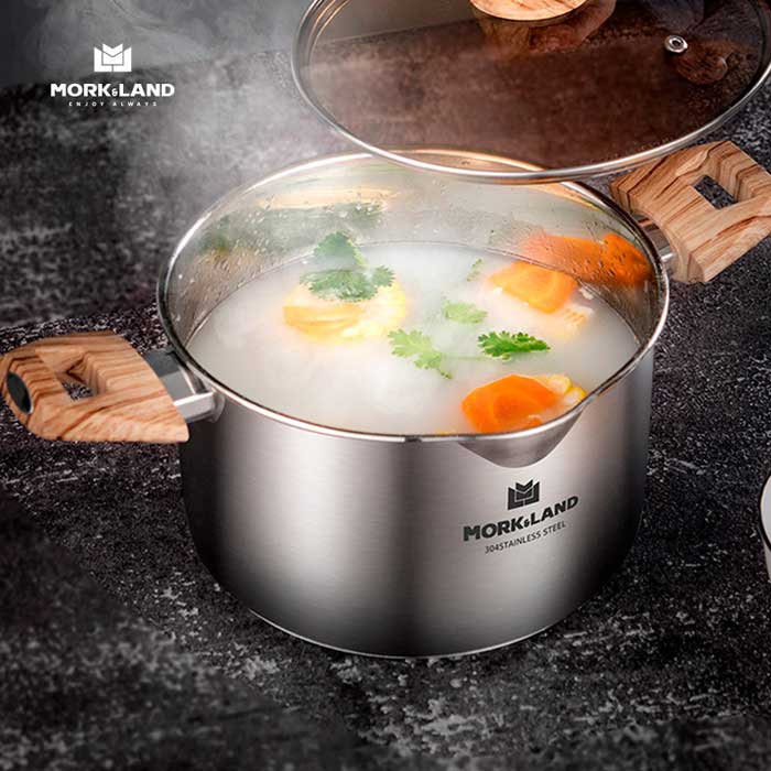 Mork-Land Šerpa sa poklopcem HL-TP08 20cm - dodatni pogled