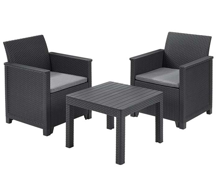 Baštenska garnitura Emma Graphite 246123 - dodatni pogled