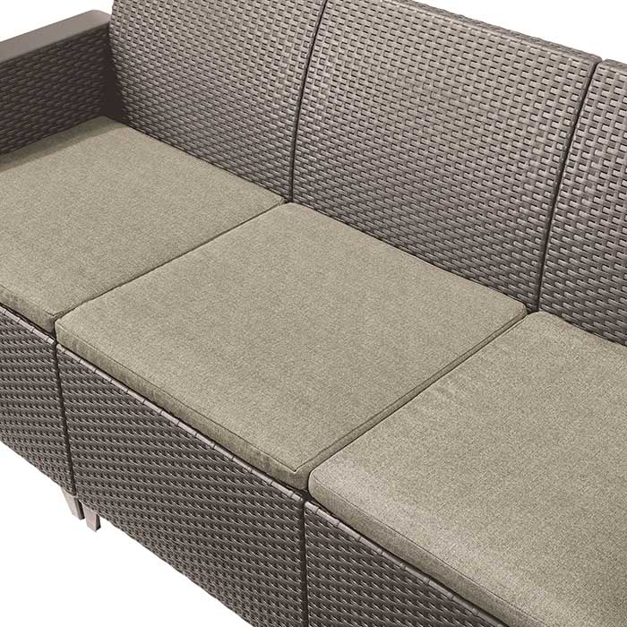 Baštenska garnitura Emma 3 seater Cappuccino 246144 - dodatni pogled
