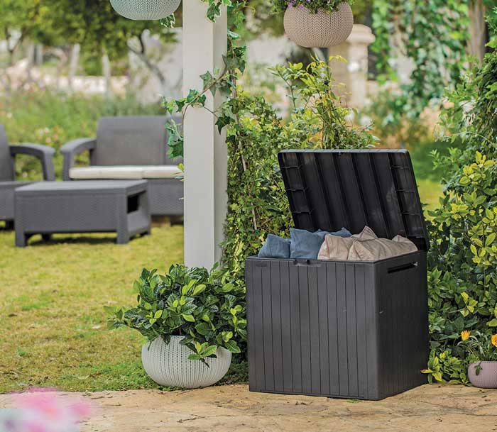 Keter City Sanduk za odlaganje stvari 113L Graphite 246941 - dodatni pogled