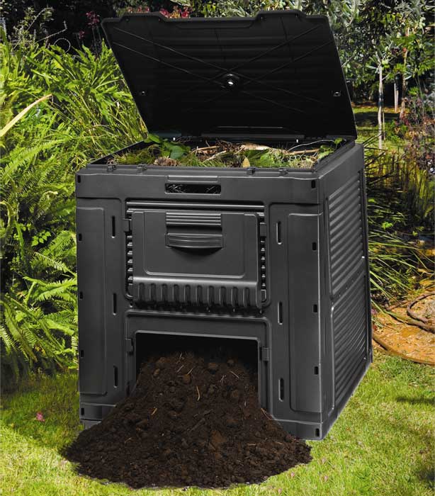 Komposter za pravljenje i čuvanje organskog đubriva 470L Bez baze 231599 - dodatni pogled