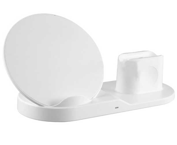 Bežični punjač 3u1 za telefon sat i slušalice SA2000Qi - dodatni pogled