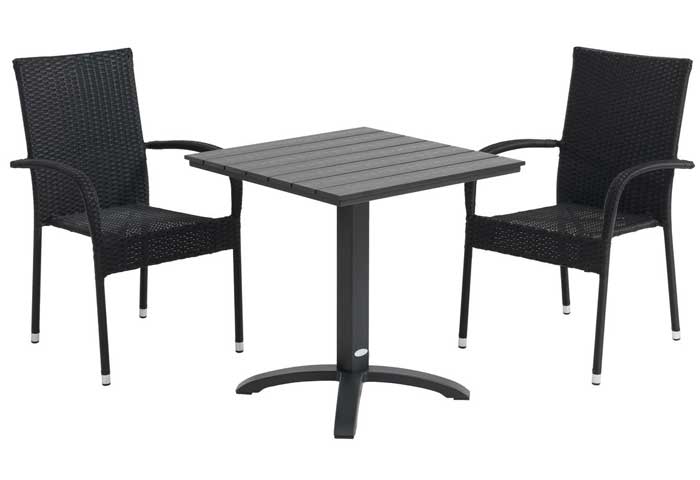 Baštenska garnitura Hogem Black - dodatni pogled