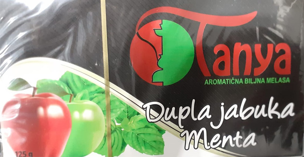 Tanya aroma za nargilu 125g Double apple mint - dodatni pogled