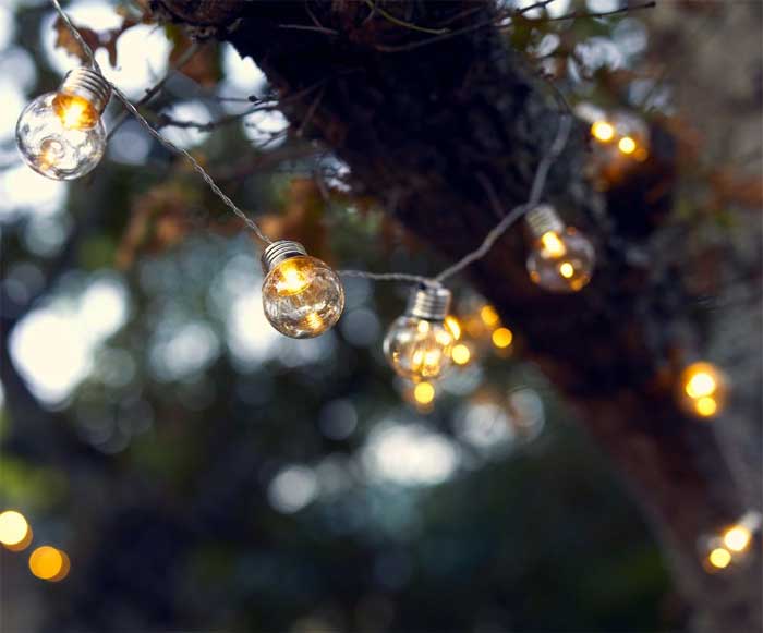 Niz od 50 LED Sijalica 12m Transparent - dodatni pogled