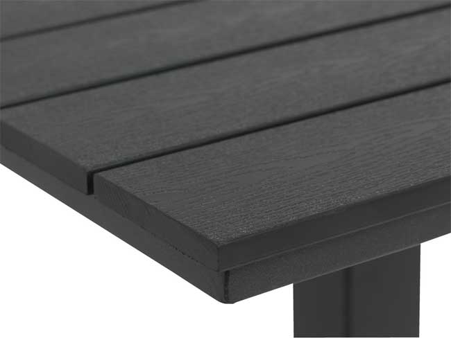 Bistro stočić Hob 70x70 Crna - dodatni pogled