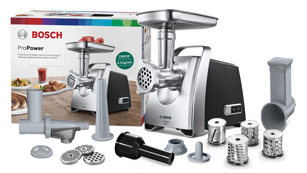 Bosch Mašina za mlevenje mesa ProPower 800 W Crna MFW68660 - dodatni pogled