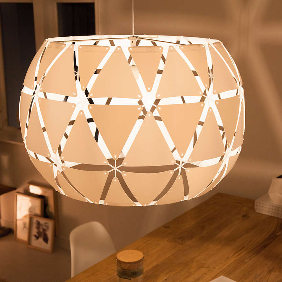 Sandalwood visilica - luster beli 1xmax60W - dodatni pogled