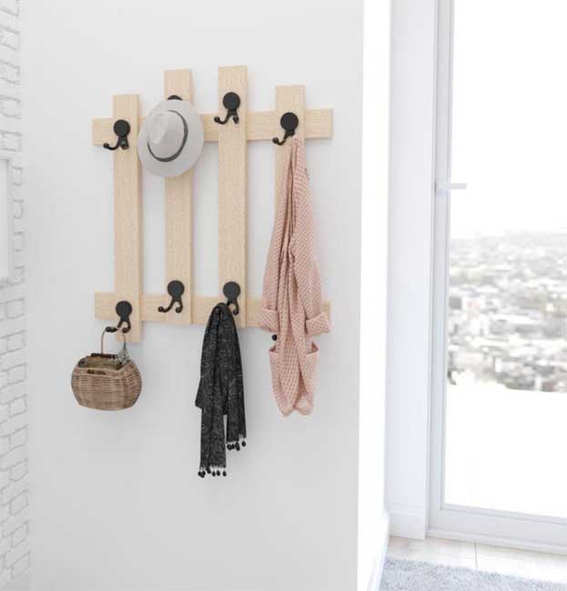 Drveni zidni čiviluk bienWood BIE7012 - dodatni pogled