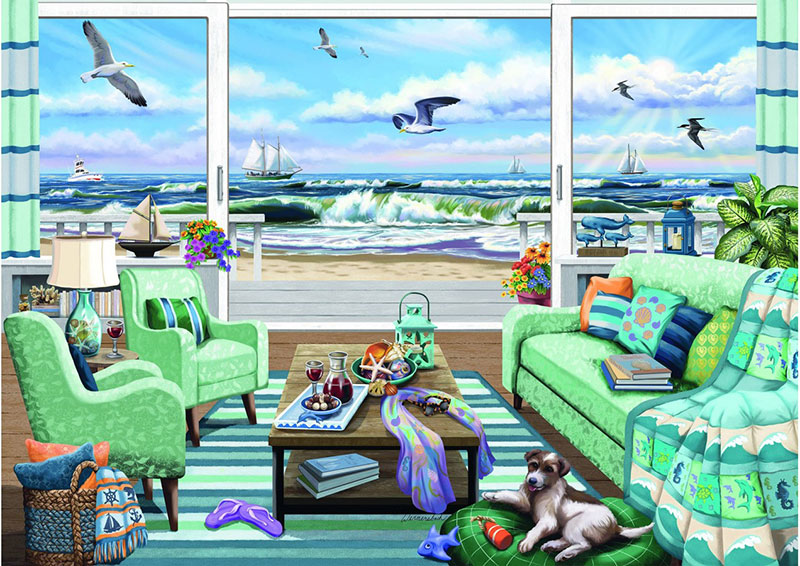 Ravensburger Puzzle 1000 - Pogled na plažu 16817 - dodatni pogled