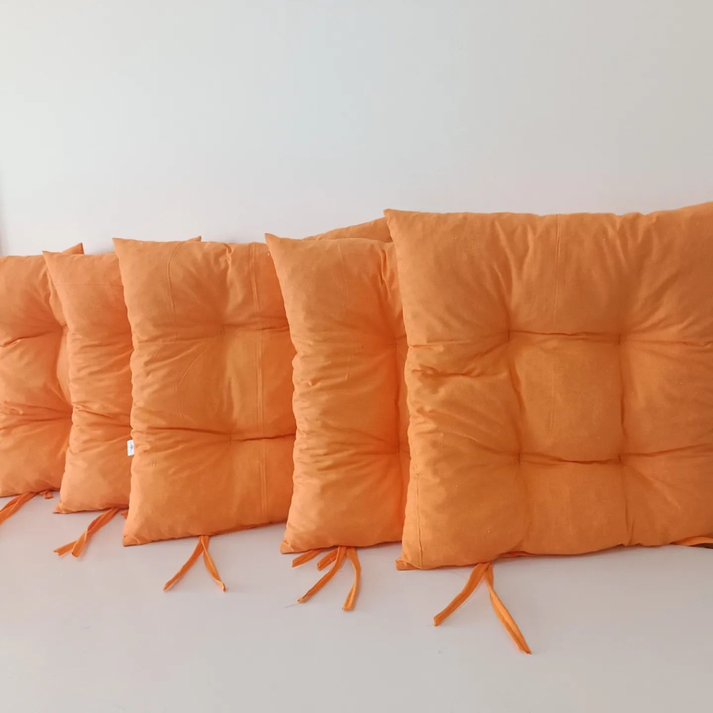 Pamučni Jastuk Za Stolicu 40 x 40 cm Orange - dodatni pogled