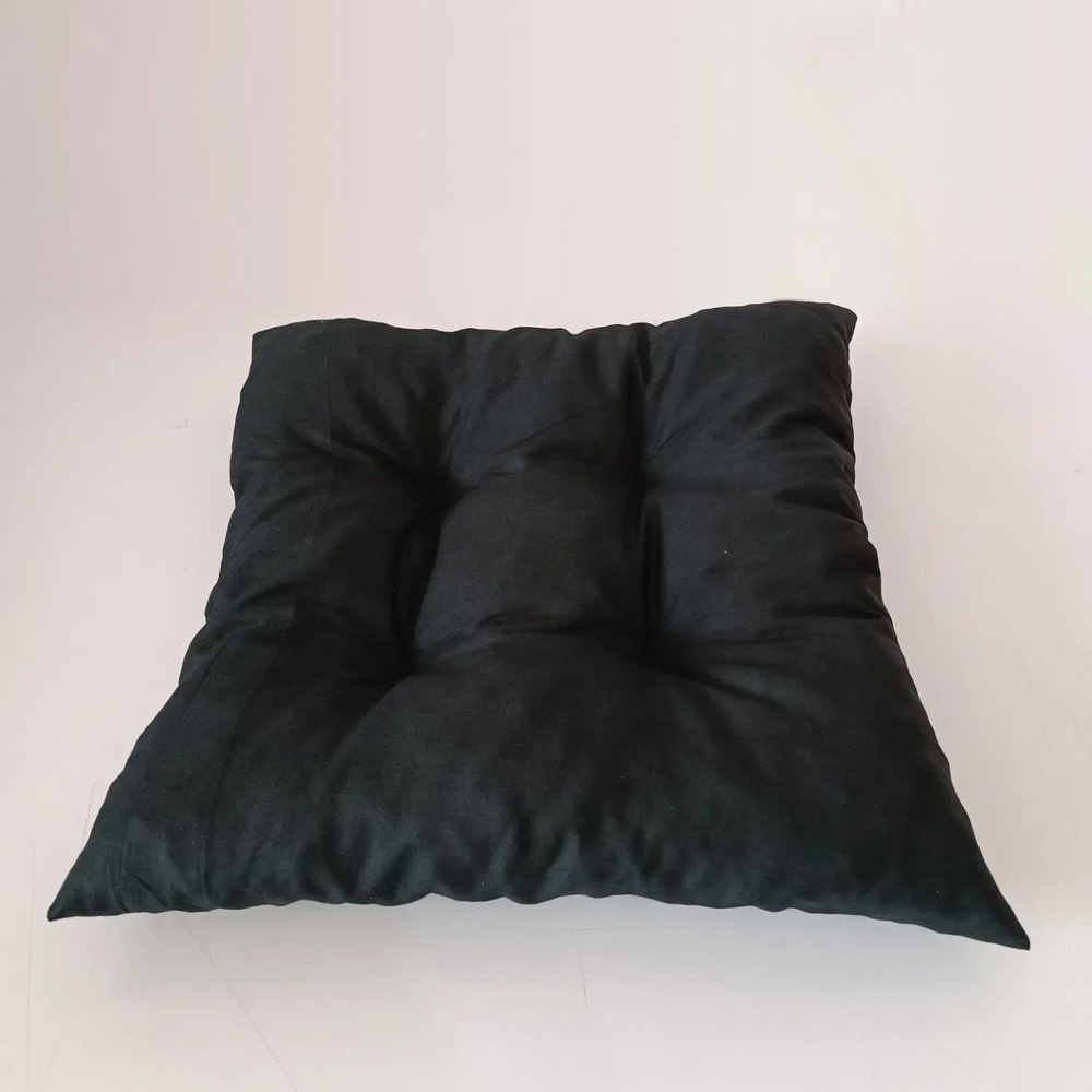 Pamučni Jastuk Za Stolicu 40 x 40 cm Black - dodatni pogled