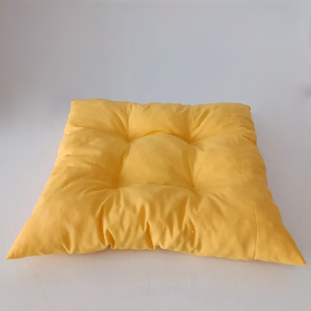 Pamučni Jastuk Za Stolicu 50 x 50 cm Yellow - dodatni pogled