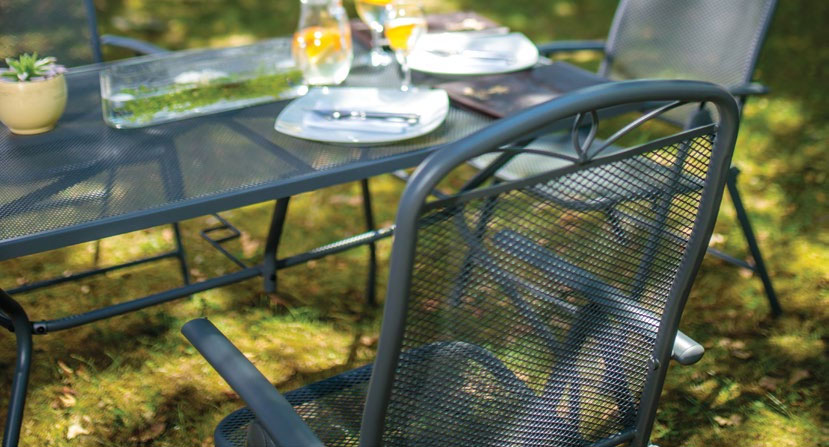 Podesiva Metalna Baštenska Stolica - 5 Položaja - dodatni pogled