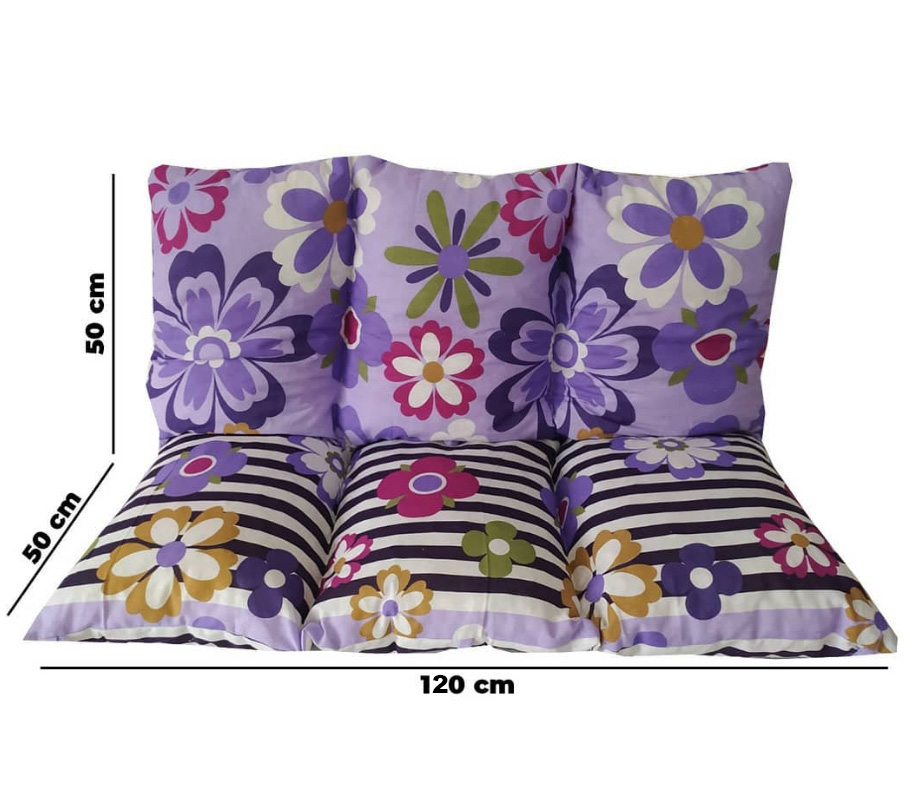 Jastuk Za Baštensku Ljuljašku 120 x 50 x 50 cm LILA - dodatni pogled