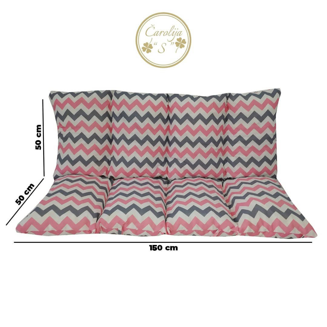 Jastuk Za Baštensku Ljuljašku 150 x 50 x 50 cm CIK CAK Red - dodatni pogled