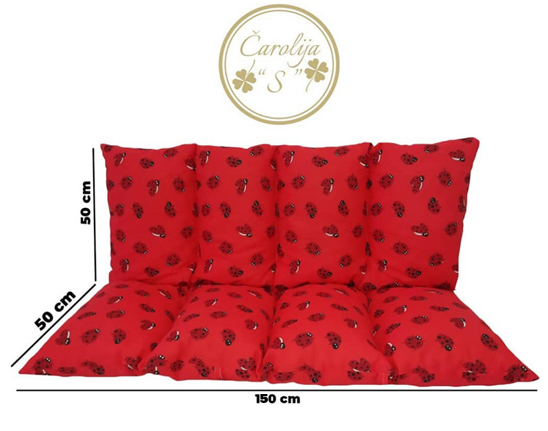 Jastuk Za Baštensku Ljuljašku 150 x 50 x 50 cm BUBAMARE - dodatni pogled