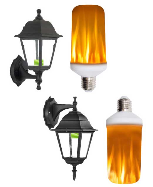 LED sijalica sa efektom plamena E27 LF5/27 - dodatni pogled