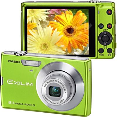 CASIO EX-Z150 GN-zeleni digitalni fotoaparat - dodatni pogled