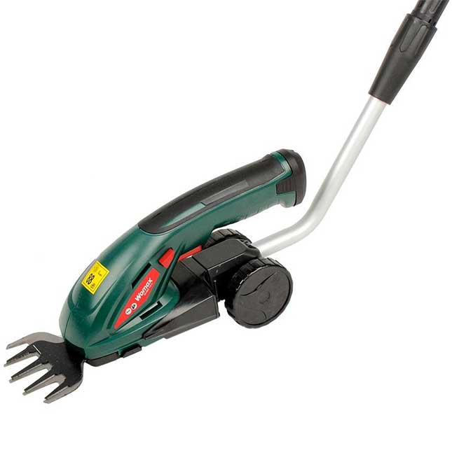 Trimer za travu i živu ogradu sa punjivom baterijom i teleskopskom drškom Womax 71207210 - dodatni pogled