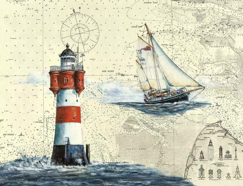 Puzzle slagalica 2000 delova Romantični svetionik Ravensburger 12000804