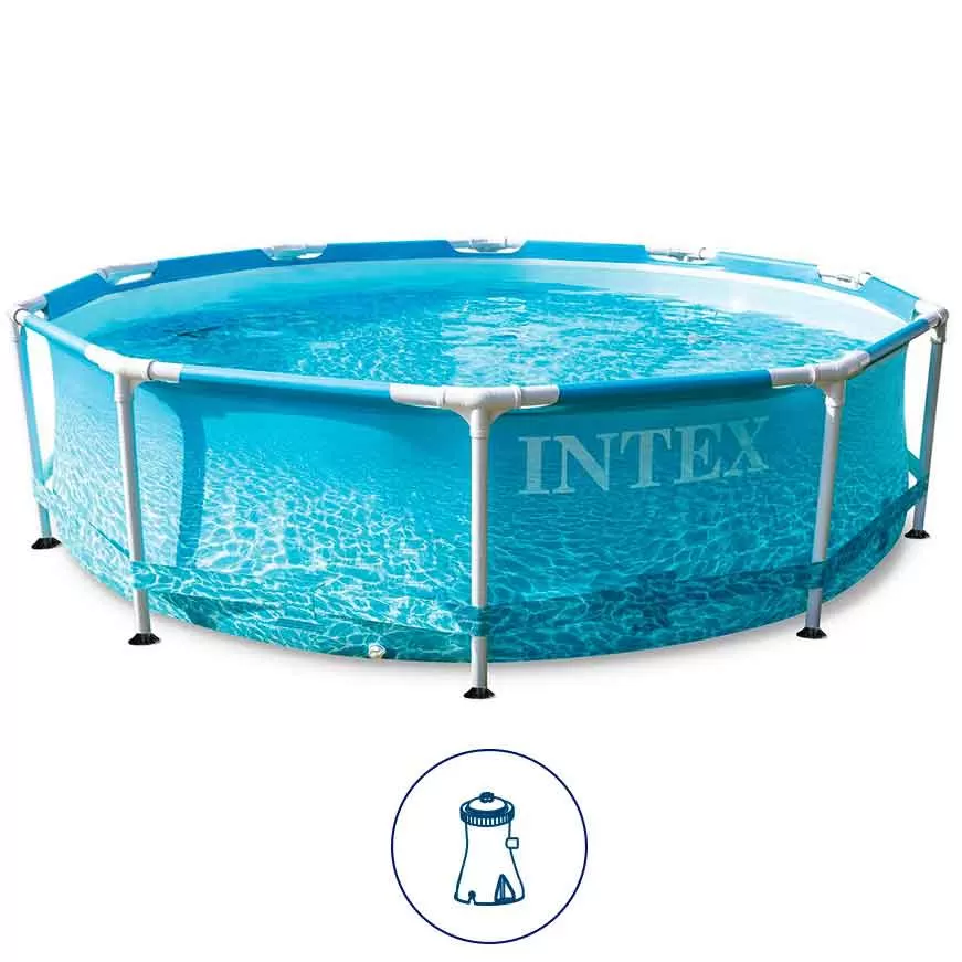 Bazen 305 x 76 cm sa Printom - Intex Beachside Metal Frame 28208