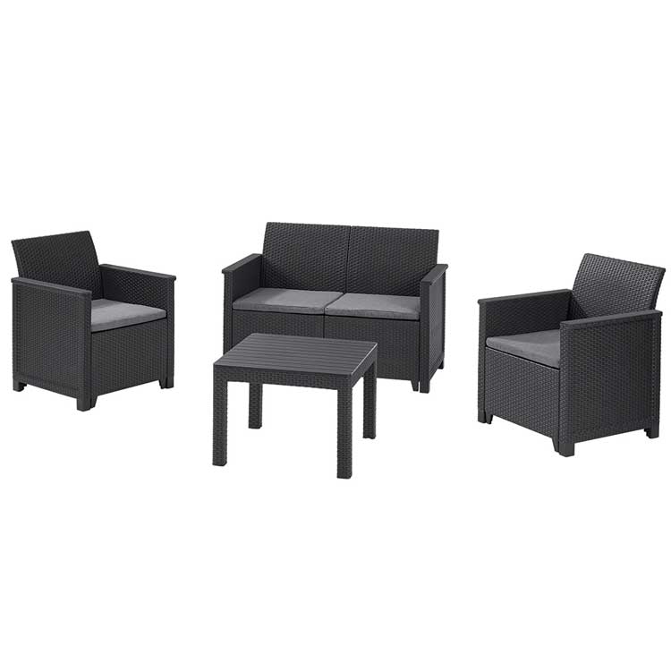 Baštenska garnitura Emma 2 seater Graphite 246158 - dodatni pogled