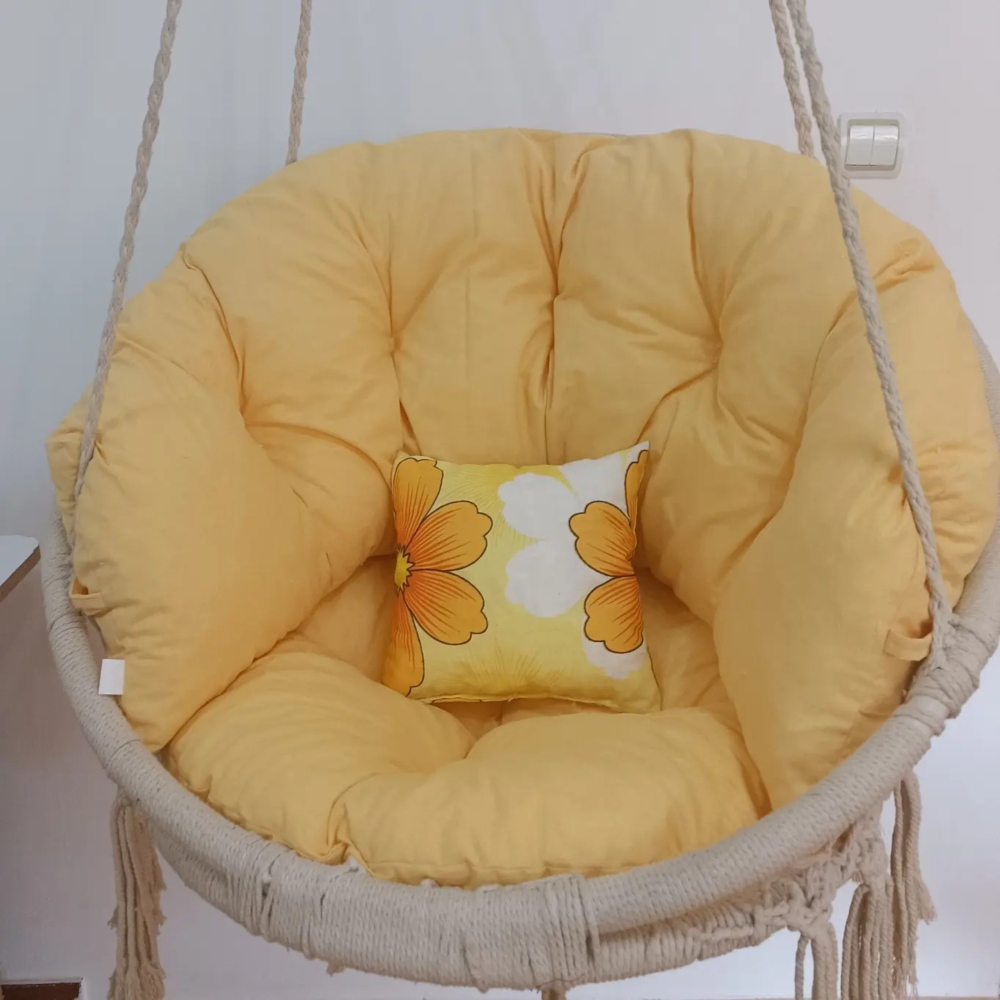 Jastuci za Makrame ljuljašku - Yellow - dodatni pogled