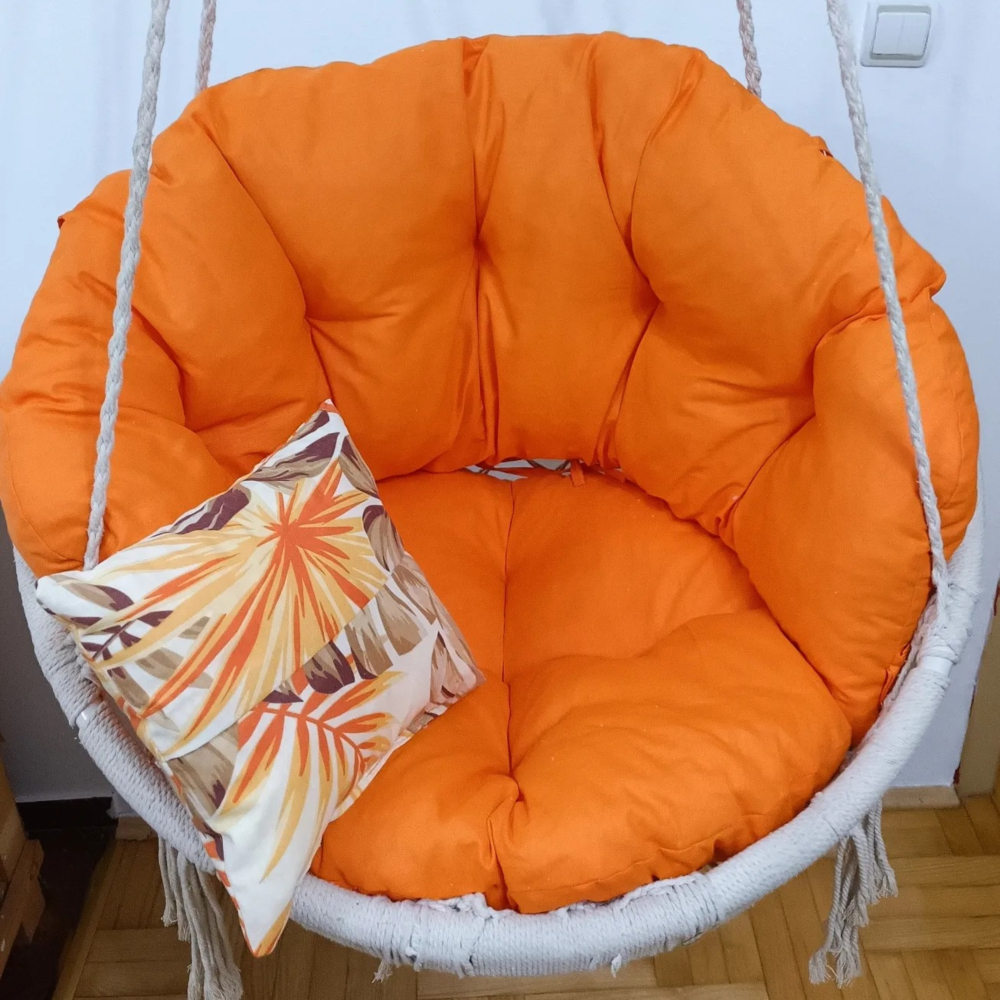 Jastuci za Makrame ljuljašku Orange - dodatni pogled